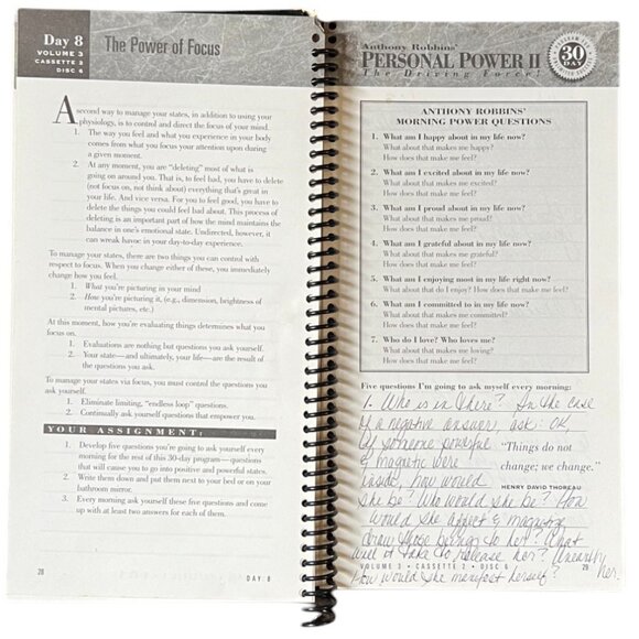 Anthony Robbins Personal Power II The Driving Force Complete Set 25 CDs & Workbk - Picture 11 of 14